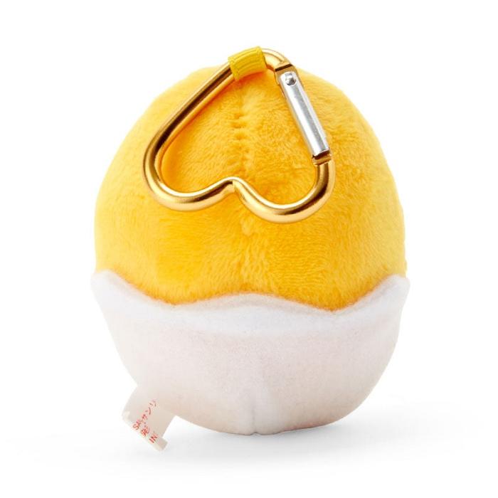 Yellow Hello Kitty Gudetama Plush Mascot All My Heart Keychain | CA_HK19126