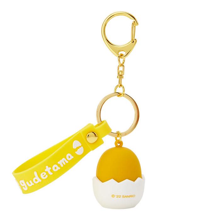 Yellow Hello Kitty Gudetama Signature Keychain | CA_HK12605