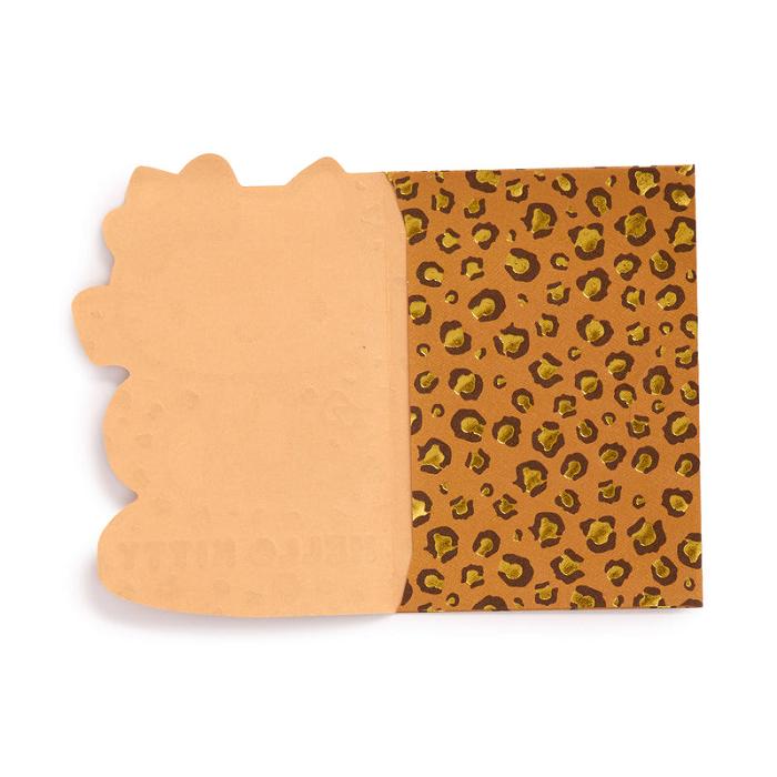 Yellow Hello Kitty Hello Kitty 8-pc Animal Print Enclosure Envelopes | CA_HK79245