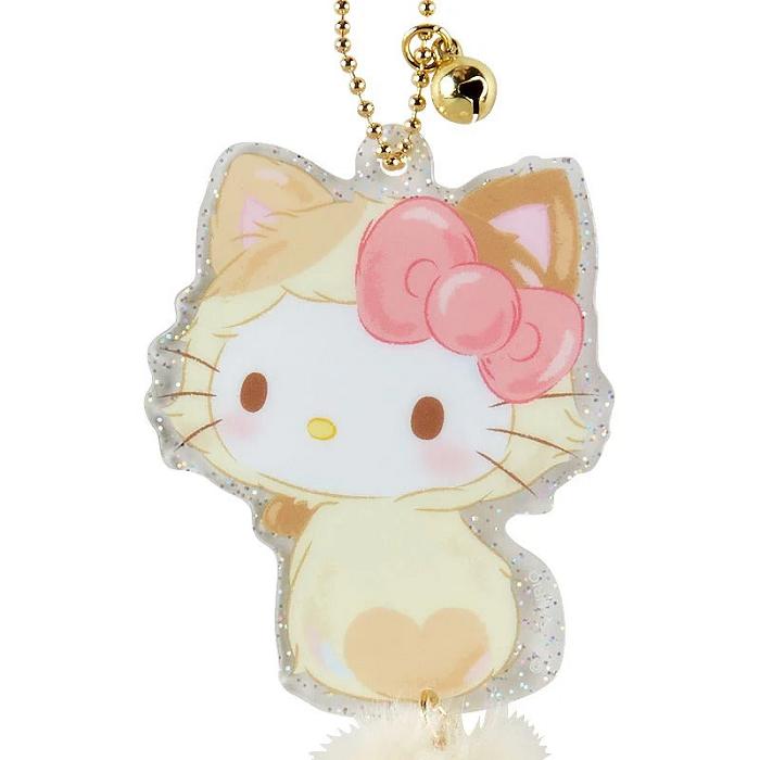 Yellow Hello Kitty Hello Kitty Acrylic Bag Charm (Cuddly Kitten Series) | CA_HK68829