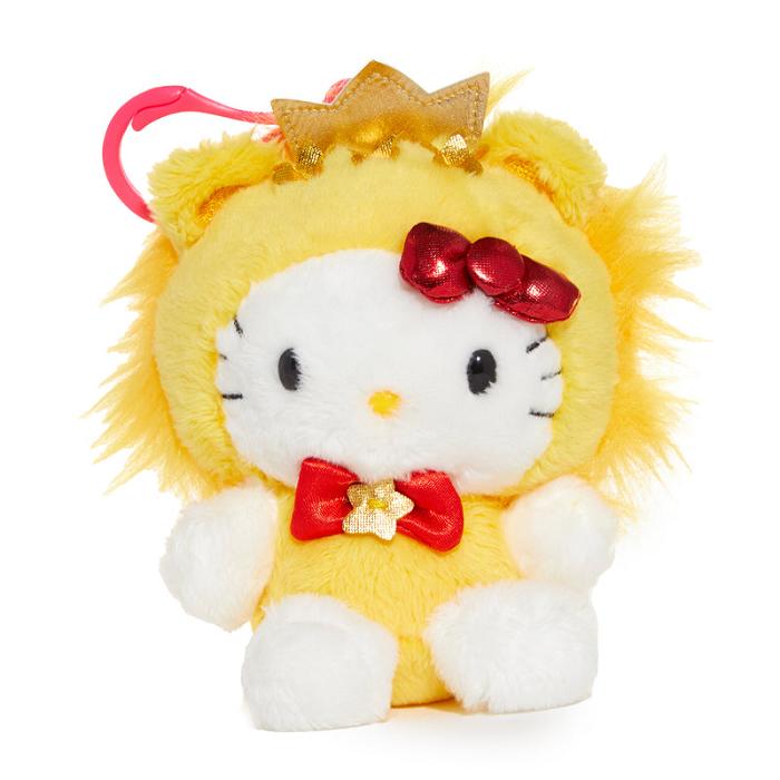 Yellow Hello Kitty Hello Kitty Leo Mascot Clip (Zodiac Series) | CA_HK26825