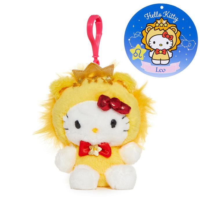 Yellow Hello Kitty Hello Kitty Leo Mascot Clip (Zodiac Series) | CA_HK26825