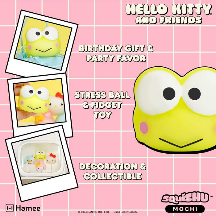 Yellow Hello Kitty Keroppi Mochi SquiSHU (Series 2) | CA_HK27357