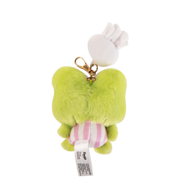 Yellow Hello Kitty Keroppi Plush Mascot Keychain (Teru Teru and Me Series) | CA_HK13541