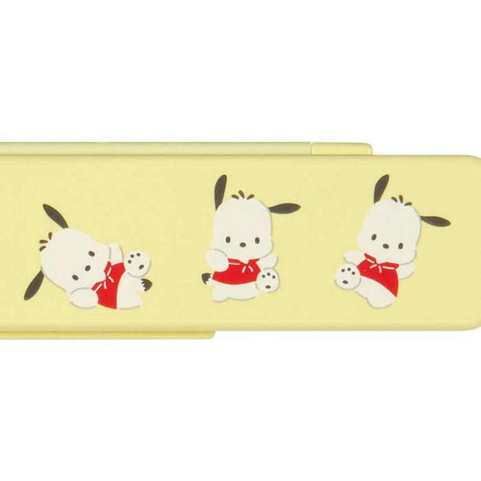 Yellow Hello Kitty Pochacco Everyday Chopsticks & Spoon Set | CA_HK38866