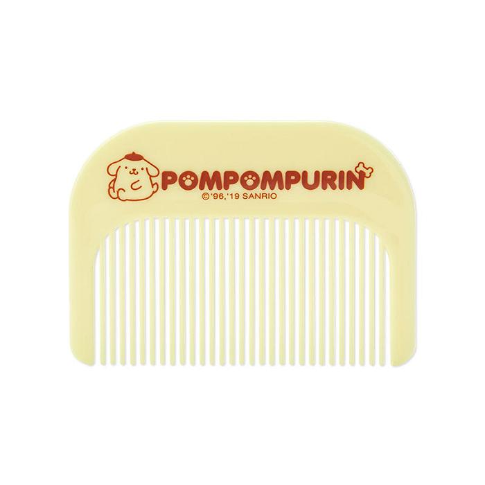 Yellow Hello Kitty Pompompurin 2-Piece Mirror and Comb Set | CA_HK62983