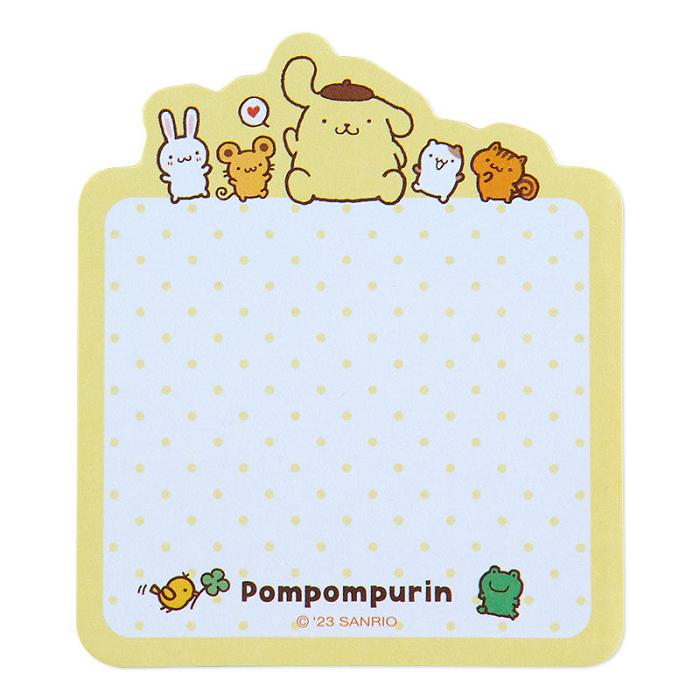 Yellow Hello Kitty Pompompurin Besties Sticky Notes | CA_HK38437