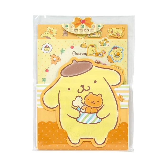 Yellow Hello Kitty Pompompurin Classic Letter Set | CA_HK80577