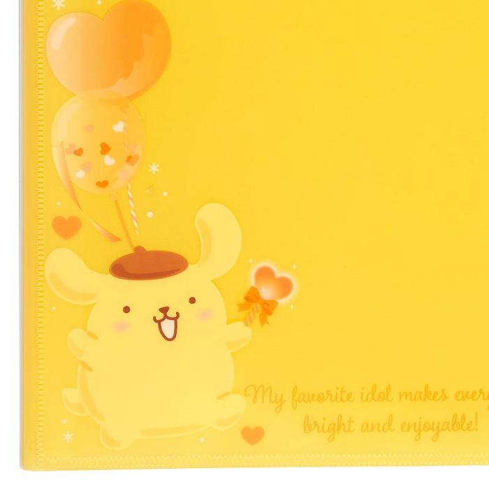 Yellow Hello Kitty Pompompurin File Folder Collect Book | CA_HK28833