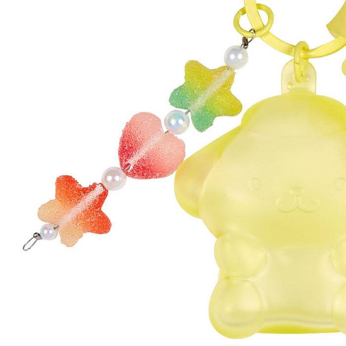 Yellow Hello Kitty Pompompurin Keychain (Gummy Candy Series) | CA_HK86684