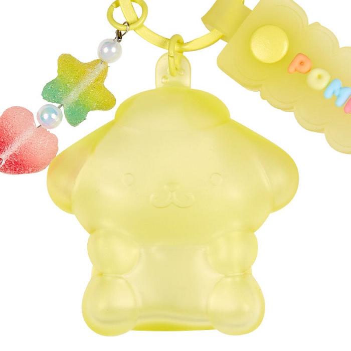 Yellow Hello Kitty Pompompurin Keychain (Gummy Candy Series) | CA_HK86684