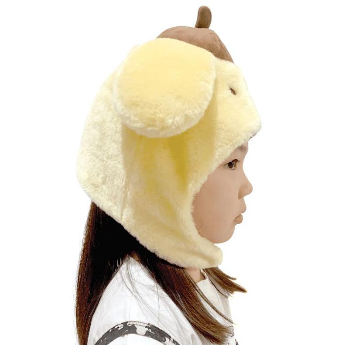 Yellow Hello Kitty Pompompurin Kids Kigurumi Hat | CA_HK90450