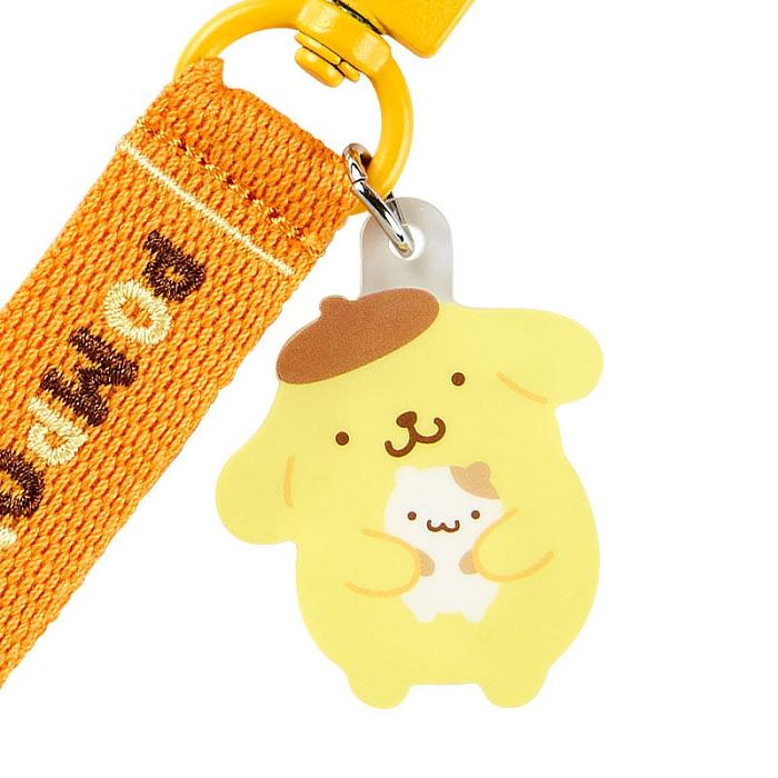 Yellow Hello Kitty Pompompurin Logo Keychain (Sanrio Character Award Series) | CA_HK78643