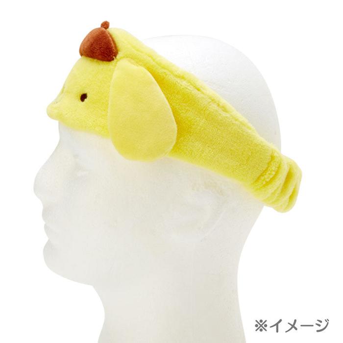 Yellow Hello Kitty Pompompurin Plush Headband | CA_HK90780