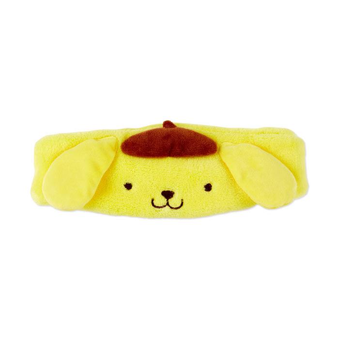 Yellow Hello Kitty Pompompurin Plush Headband | CA_HK90780