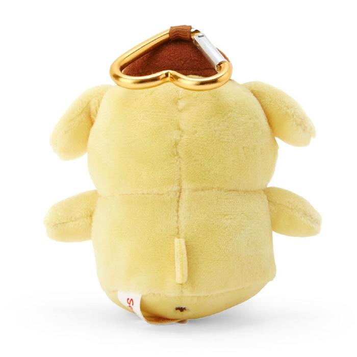 Yellow Hello Kitty Pompompurin Plush Mascot All My Heart Keychain | CA_HK23842