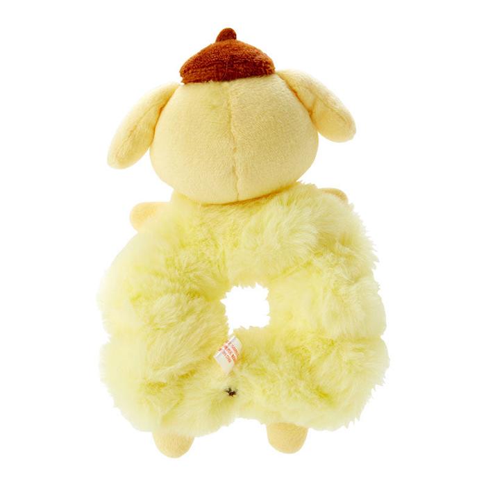 Yellow Hello Kitty Pompompurin Plush Scrunchie | CA_HK88592