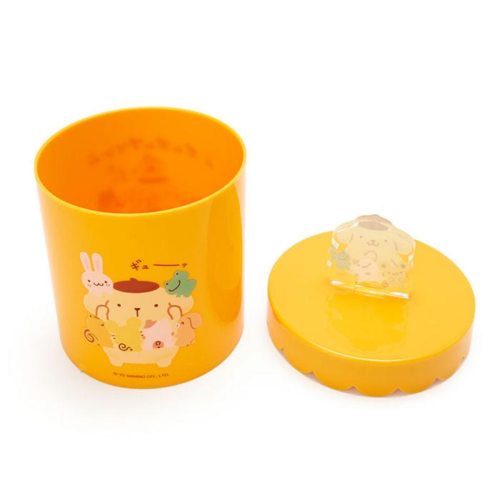 Yellow Hello Kitty Pompompurin Storage Canister (Team Pudding Series) | CA_HK82783