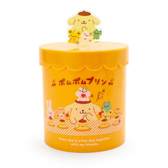 Yellow Hello Kitty Pompompurin Storage Canister (Team Pudding Series) | CA_HK82783