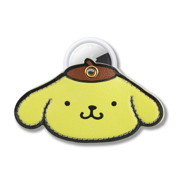 Yellow Hello Kitty Pompompurin x Sonix AirTag Keychain | CA_HK63851