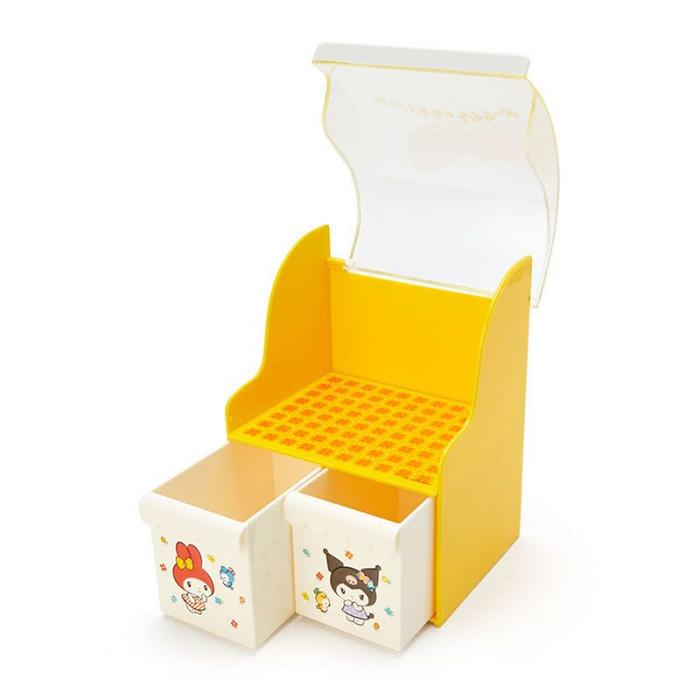 Yellow Hello Kitty Sanrio Characters Mini Yellow Storage Chest (Retro Room Series) | CA_HK17119