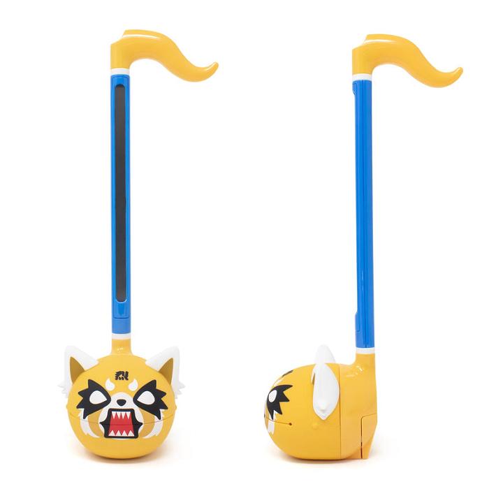 Yellow / Blue Hello Kitty Aggretsuko Otamatone Musical Toy (Rage) | CA_HK55557